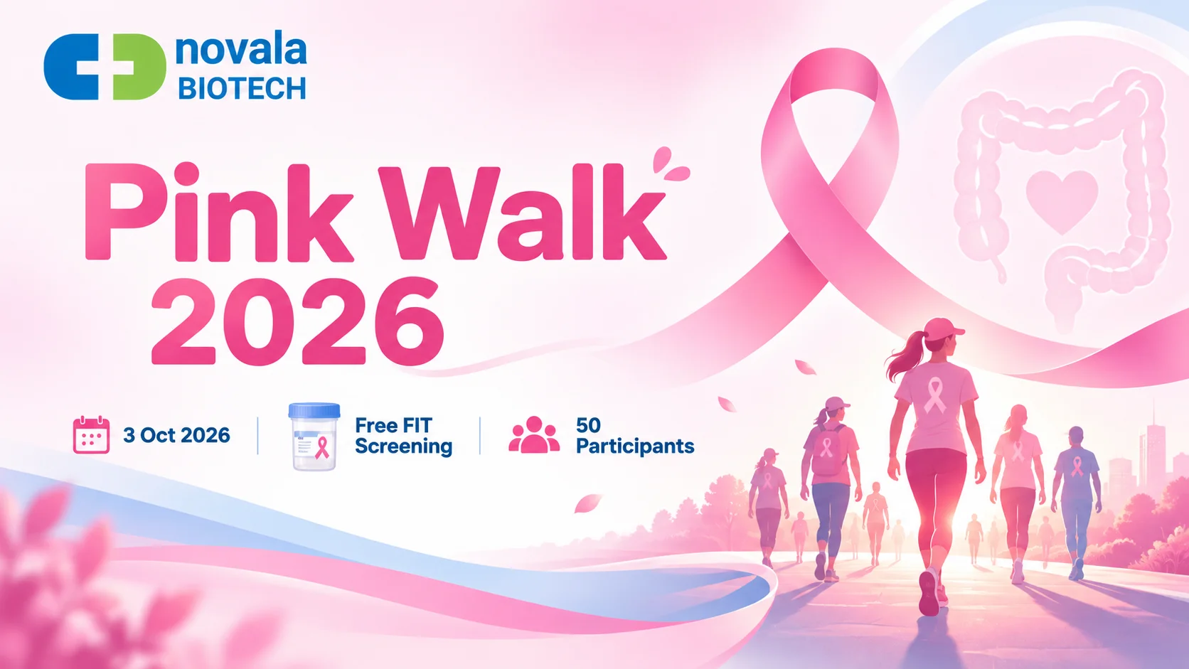 PinkWalk 2026: Walk for Awareness. Screen for Prevention.