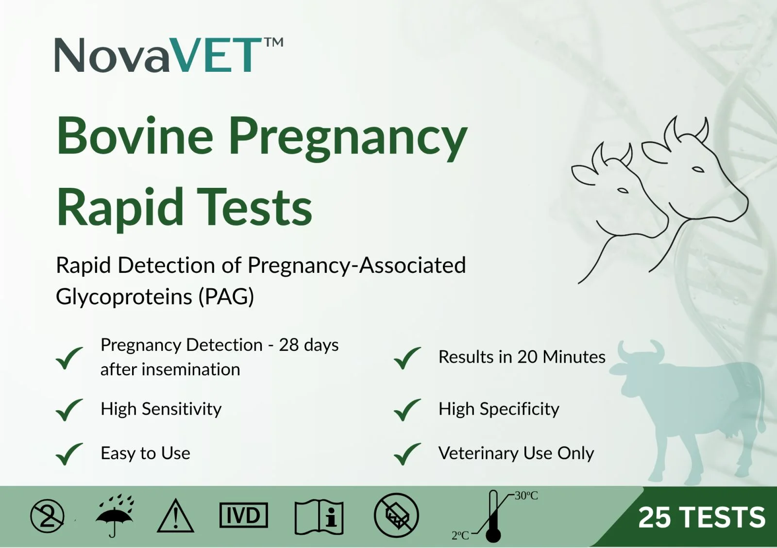 NovaVET Bovine Pregnancy Kit